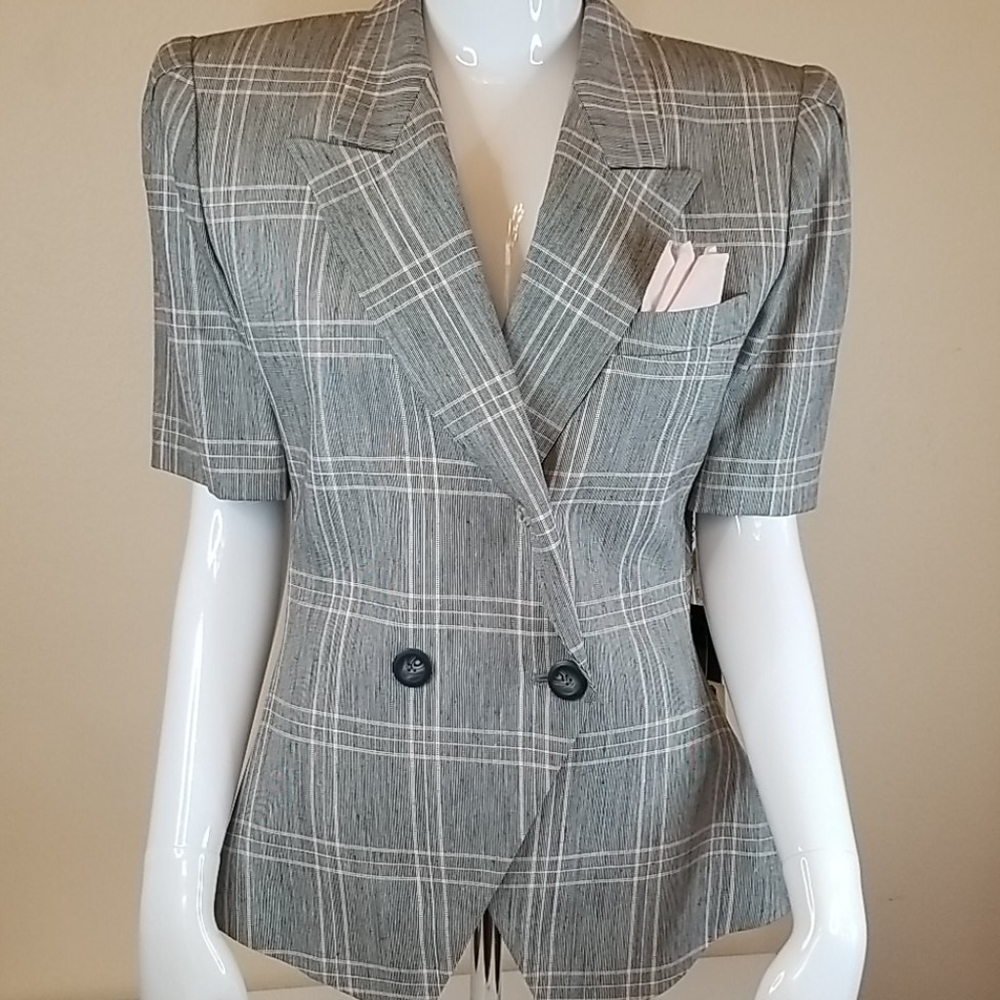 VTG Sassoon Plaid Suiting Jacket